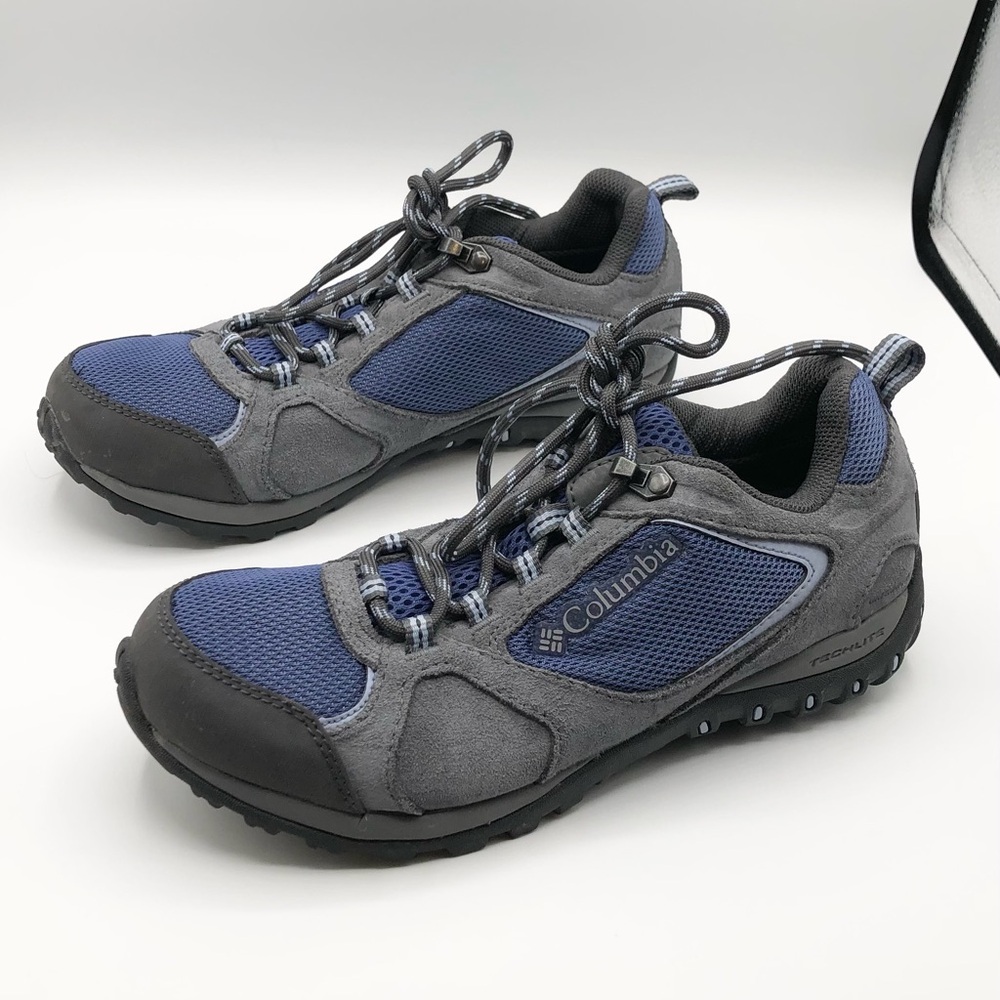 Columbia Blue Grey Activewear Outdoor Waterproof TechLite Sneaker - Women’s 8